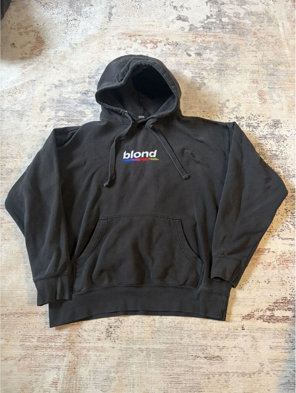 Frank ocean blonde hoodie black